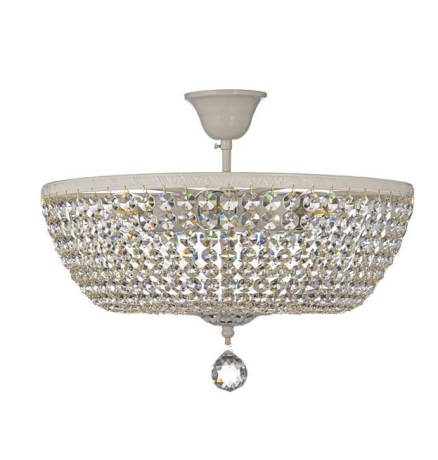 Люстра потолочная с Led лампочками в комплекте Arti Lampadari Nobile E 1.3.40.2.100 WG+Lamps 