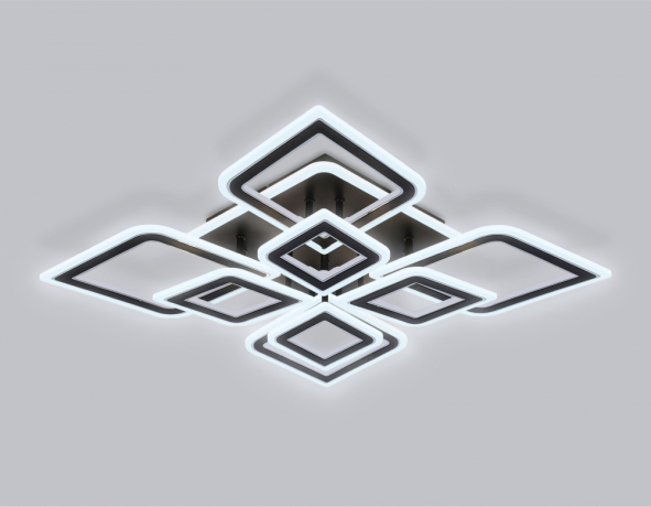 Потолочный светодиодный светильник с пультом Ambrella light ACRYLICA FA8912 