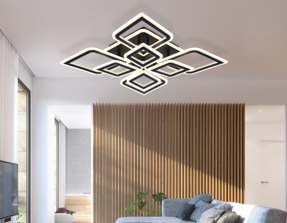 Потолочный светодиодный светильник с пультом Ambrella light ACRYLICA FA8912 