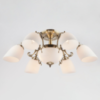 Подвесная люстра Eurosvet 22010/6+2 античная бронза