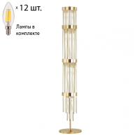 Торшер с лампочками Odeon Light York 4788/12F+Lamps E14 Свеча