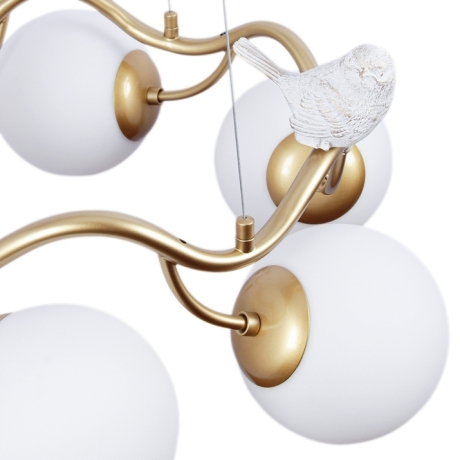 Люстра подвесная с лампочками Arte lamp A9712LM-6SG+Lamps 