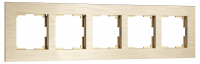 Рамка на 5 постов Werkel AluMax шампань W0053511