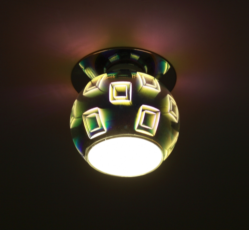 Точечный встраиваемый светильник ''3D квадрат'' Эра DK88-2 Б0032366 