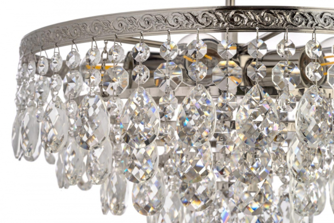 Люстра потолочная с лампочками Arti Lampadari Castellana E 1.3.30.608 N+Lamps 