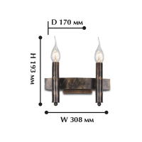 Настенное бра от Lustrof 769497-12374