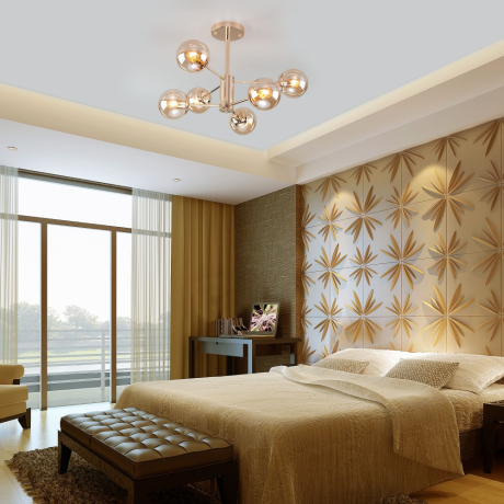 Люстра на штанге Eurosvet Ascot 30166/6 золото a047250 