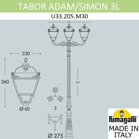 Уличные столбы (фонари)