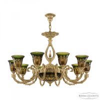 Люстра Bohemia Ivele Crystal 71409P/8/250 FP P2 U Amber-Green/H-1I FH3M