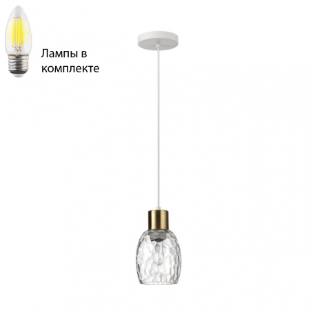 Подвесной светильник с лампочкой LUMION 6583/1A+Lamps 