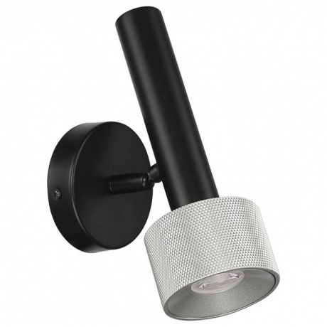 Бра iLedex Delta 2360-1 BK+SL 