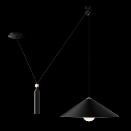 Подвесной светильник Maytoni Peso P080PL-01B 