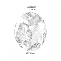 Настенно-потолочный светильник Sonex Flori Pale 7748/CL