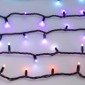 Уличная светодиодная гирлянда Ardecoled нить 24V разноцветная ARD-String-Pro-10000-Black-95Led-Live RGBW-DMX 031751 