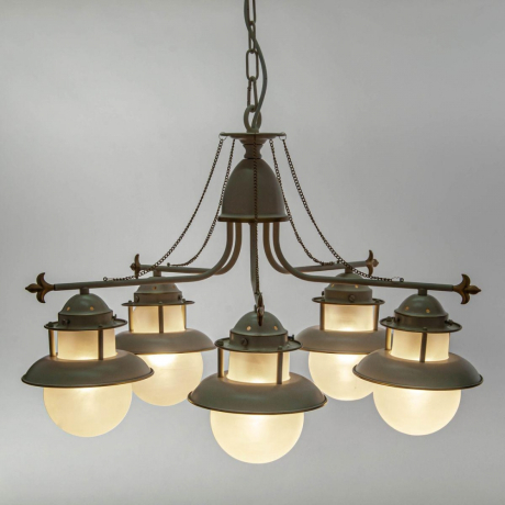 Подвесная люстра Abrasax Ursula L.9201-5CREAM/G 