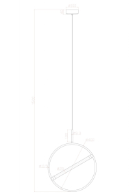 Подвесной светильник Arte Lamp Dolores A2565SP-1PB