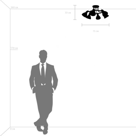 Потолочная люстра Acrobata Lightstar с поддержкой Маруся 761060 