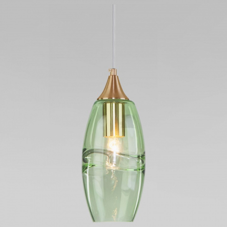 Подвесной светильник Eurosvet Lotus 50222/1 зеленый 