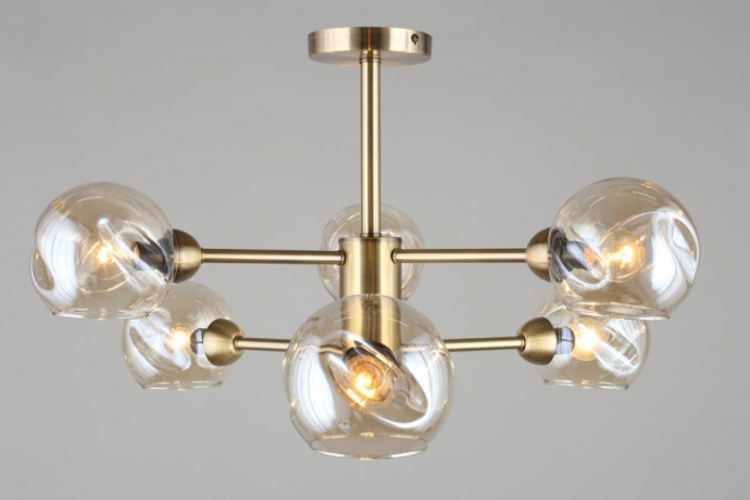 Люстра с поддержкой Маруси потолочная Omnilux OML-93307-06-M 