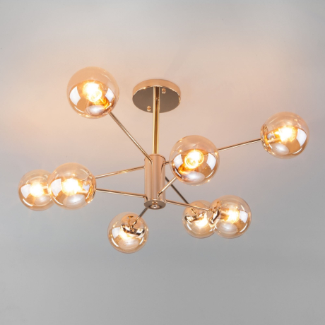 Люстра на штанге Eurosvet Ascot 30166/8 золото a047253 