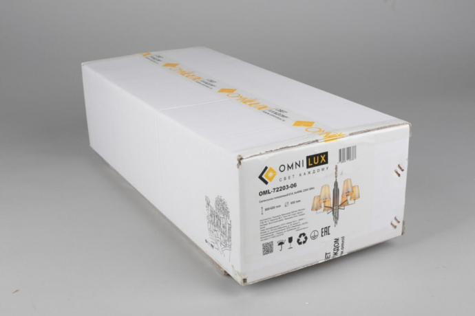 Люстра подвесная с лампочками Omnilux OML-72203-06+Lamps 