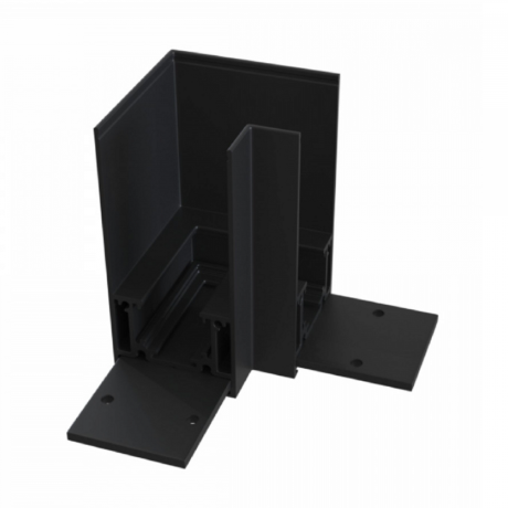 Угловой коннектор для накладного магнитного шинопровода Maytoni Technicall Gravity TRX010CL-21B 