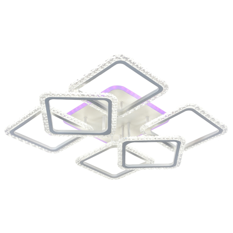 Светодиодная диммируемая люстра с ПДУ Profit Light 8029/4+2 WHT 