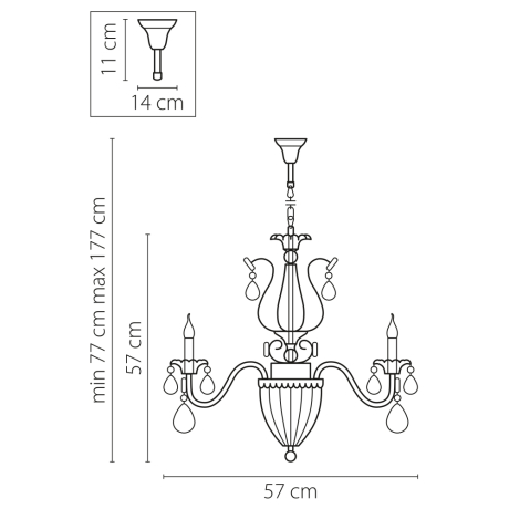 Подвесная люстра Lightstar Schon 790062 