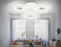 Потолочная диммируемая люстра с пультом ДУ Ambrella light Original FA4001