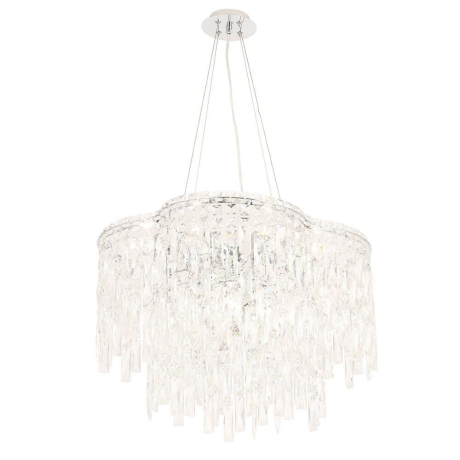 Подвесная люстра с лампочками CRYSTAL LUX Abril SP12+Lamps 
