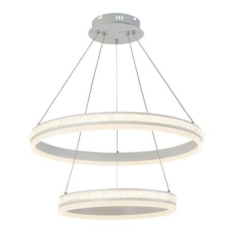 Подвесная диммируемая люстра с пультом ДУ Profit Light 6040/2 WHT 226W 