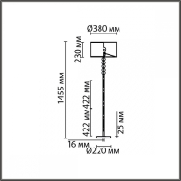 Торшер Lumion Neoclassi Tapia 8078/1F