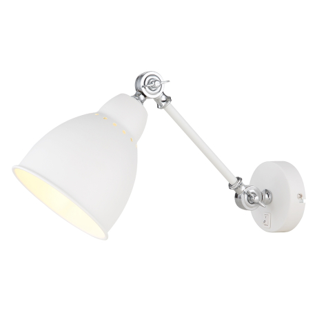 Спот с 1 лампочкой Arte lamp A2054AP-1WH+Lamps 