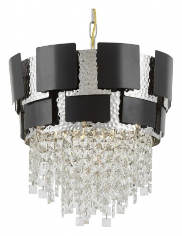 Подвесная люстра LUMINA DECO Kruvia LDP 7045-400 BK+CHR 
