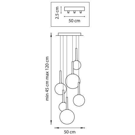 813062 Подвесная люстра Lightstar с поддержкой Алисы, GLOBO 