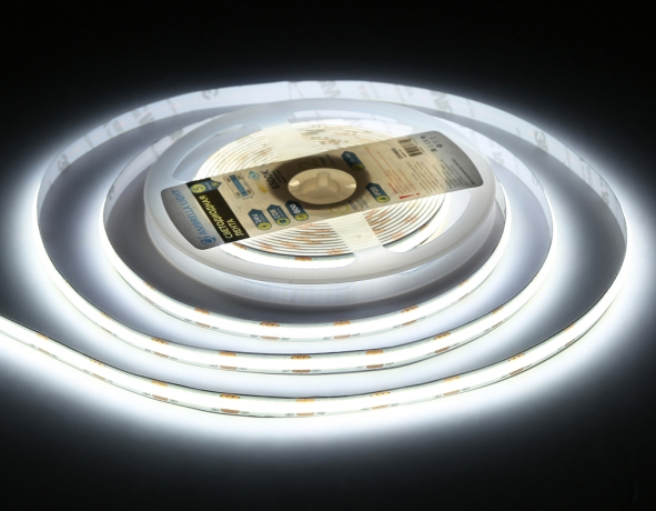 Светодиодная лента Ambrella Light GS4653 COB 320Led /10W m/ 24V IP20 6500K 5m Ambrella light Интерьерная подсветка GS4653 