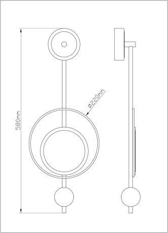 Накладной светильник Arte Lamp Polaris A2604AP-7GO 
