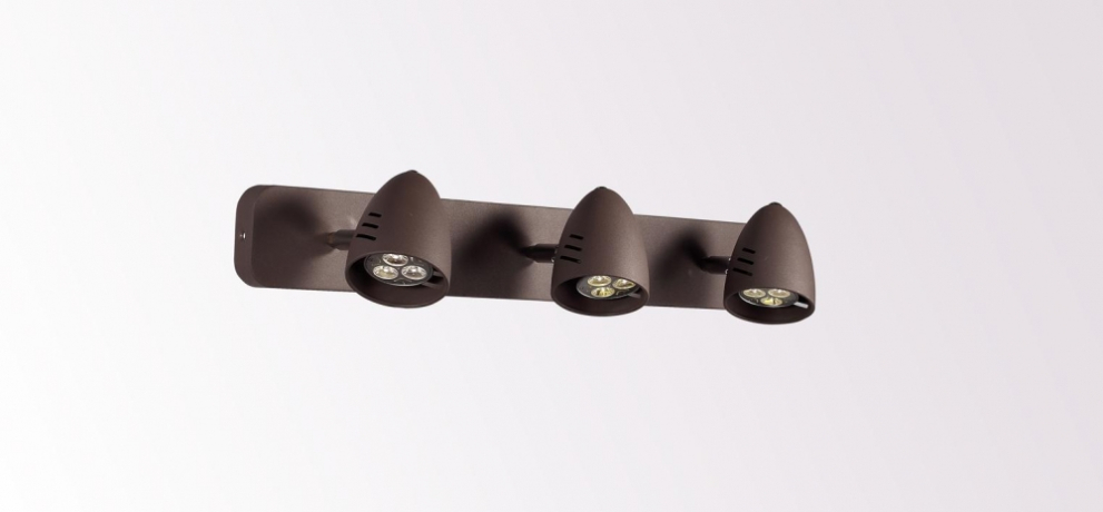 Светильник спот с Led лампочками в комплекте Lucia Tucci Punto 193.3 Grigio+Lamps 