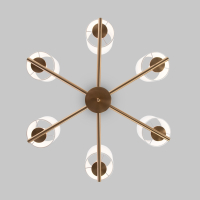 Подвесная люстра 60146/6 латунь Eurosvet (a063858)