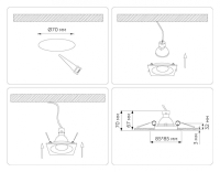Встраиваемый светильник Ambrella Light TN TN102811