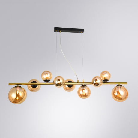 Подвесная люстра с лампочками Arte lamp A2243SP-9PB+Lamps 