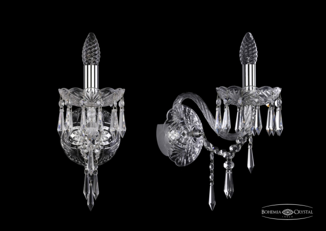 1403B/1/160/XL/Ni Бра Bohemia Ivele Crystal 