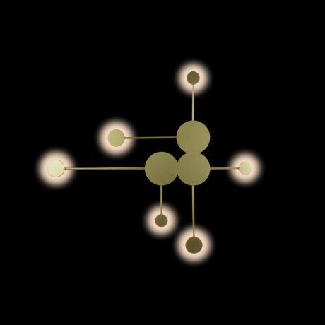 Настенный светодиодный светильник Loft It Rays 10058GD 