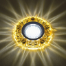 Встраиваемый светильник с LED подсветкой Fametto Luciole Dls-L136 Gu5.3 Glassy/Yellow (UL-00003863) 