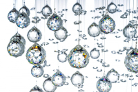 Люстра каскадная с Led лампочками в комплекте Arti Lampadari Flusso H 1.4.55.615 N+Lamps