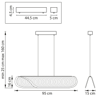 Подвесной светильник Varese Lightstar 731413