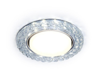 Нарушена упаковка!  <195848> Встраиваемый светильник с LED подсветкой Ambrella light GX53 spot G330