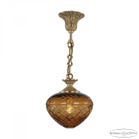 Подвесной светильник Bohemia Ivele Crystal 7003P 7003P/18 FP Amber/H-1B