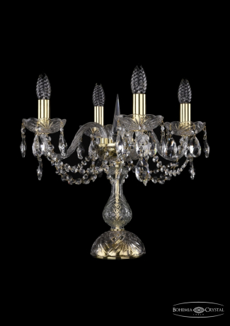 1402L/4/141-39/G Настольная лампа Bohemia Ivele Crystal 