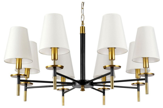 Подвесная люстра Arte Lamp Riccardo A4075LM-8BK
